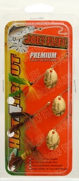 Joe's Flies Short Striker Inline Spinner, Size 8, 3 Count