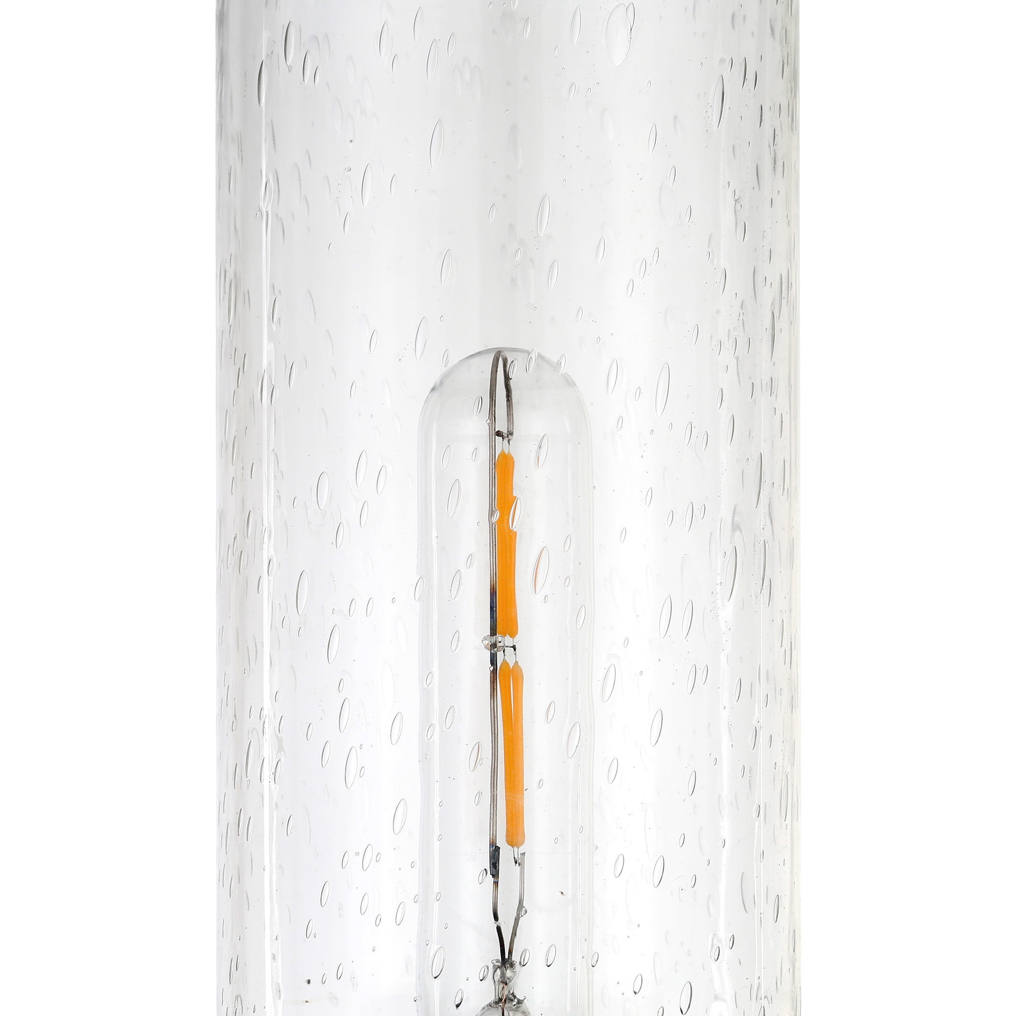 Evelyn&Zoe Frieda 26.68" Table Lamp with Glass Shade
