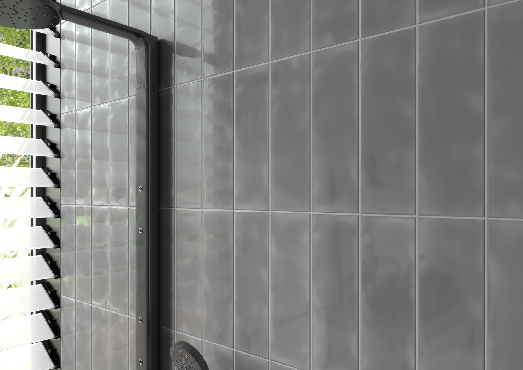 MSI Urbano Graphite 4 in. x 12 in. Glossy Ceramic Gray Subway Tile (9.9 sq. ft./case)