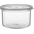thumbnail image 3 of Carlisle FoodService Products Classic Récipient de Rangement Rond avec Couvercle pour Cuisine, Restaurants, Maison, Plastique, 1,5 Litres, Transparent, (Lot de 6), 3 of 4