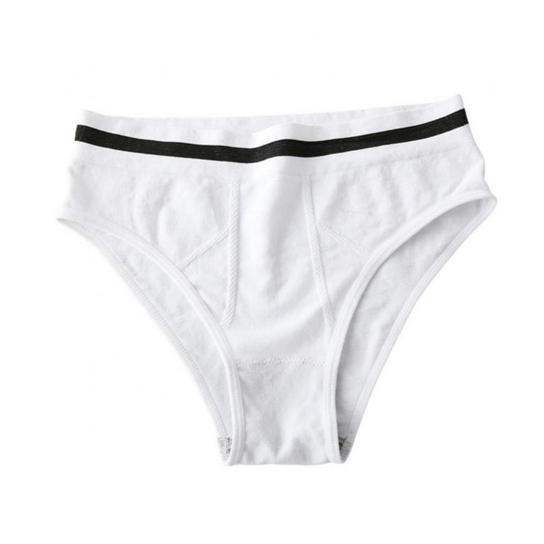 Linen Purity Womens Underwear, Soft Cotton High Waist Breathable Solid  Color Briefs Panties for Women 
