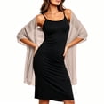 thumbnail image 4 of Zynoxe Womens Chiffon Shawl Lightweight Solid Color Shawls and Wraps for Evening Dresses and Formal Events, 4 of 8