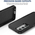 thumbnail image 4 of [PST] Samsung Galaxy S23 FE Hard Case, Dual Layers Heavy Duty Rubber Armor Bumper Hard Case Cover, 4 of 5