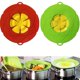 thumbnail image 2 of Tapa de silicona antiderrames, tapa para olla, tapa para sartén, accesorios de cocina, utensilios de cocina con forma de flor, utensilios de cocina, utensilios de cocina, azul, 2 of 6