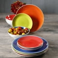 thumbnail image 7 of Hometrends Crenshaw 12 Piece Fine Ceramic Dinnerware Set in Assorted Colors, 7 of 7