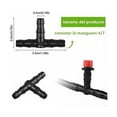 thumbnail image 2 of Solución de riego innovadora, riego por goteo: su compañero ideal para jardines y césped, 150 accesorios universales en T con púas incluidos, fácil de instalar y resistente al agua, conector de tres, 2 of 5
