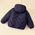 thumbnail image 6 of Uobin Girls -Lined Hooded Parka Jacket, Mid-Length Winter Coat with Zip Pockets for Kids Outdoor, 6 of 7