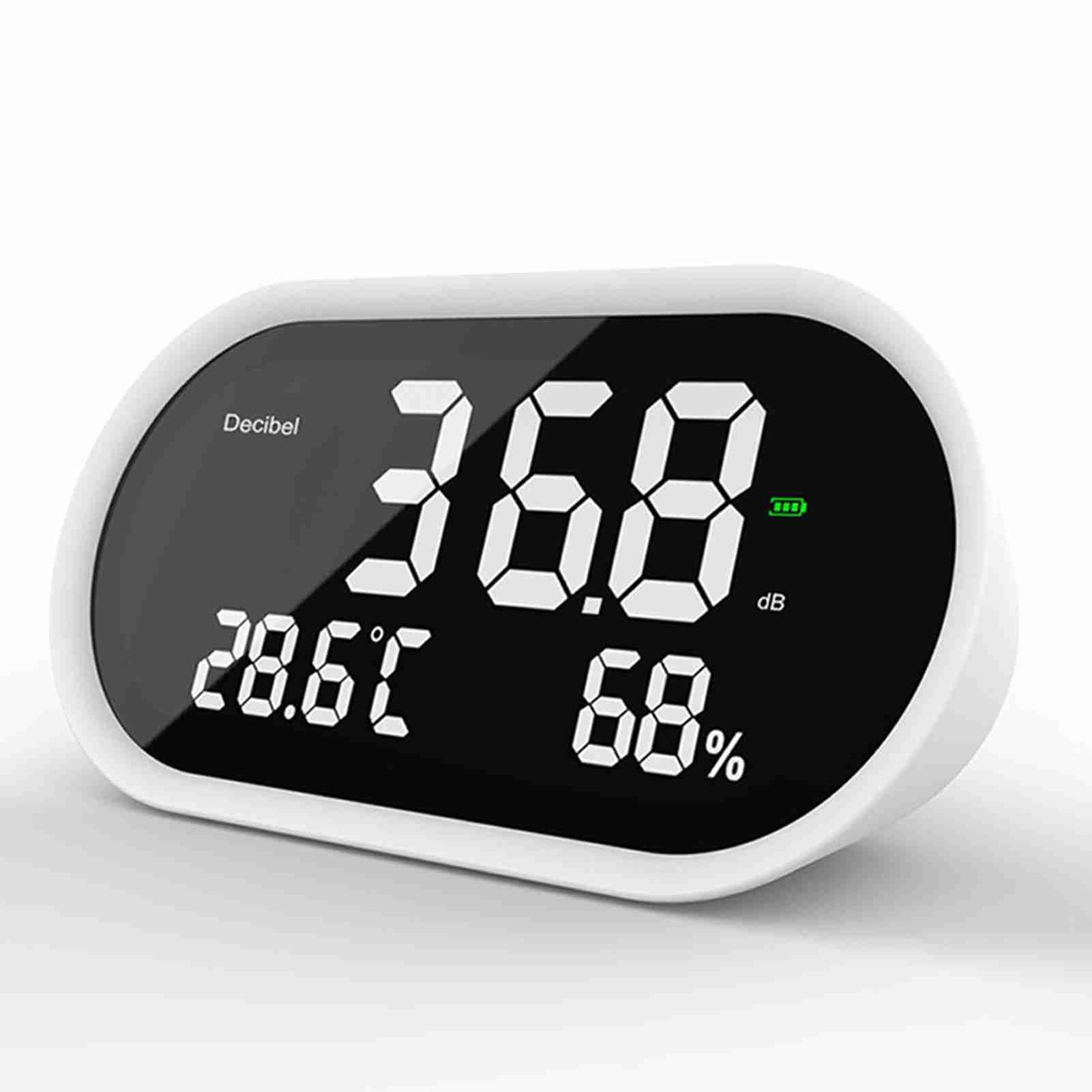 Decibel 3in1 Comprehensive Ambient Temperature Humidity Noise Tester Digital Display Decibel Test Meter Sound Level Meter