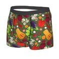 thumbnail image 2 of Wukai Begetable Print Men’s Underwear Breathable Boxer Briefs,&nbsp;Moisture Wicking & Breathable-Small, 2 of 7