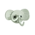 thumbnail image 1 of fheaev 1 Piece Elephants Shape Wall Hook Strong Adhesive Traceless Hanger Suitable For Home Kitchen Bathroom Organization Durables Material Rotating Designs Cute Decor, 1 of 6