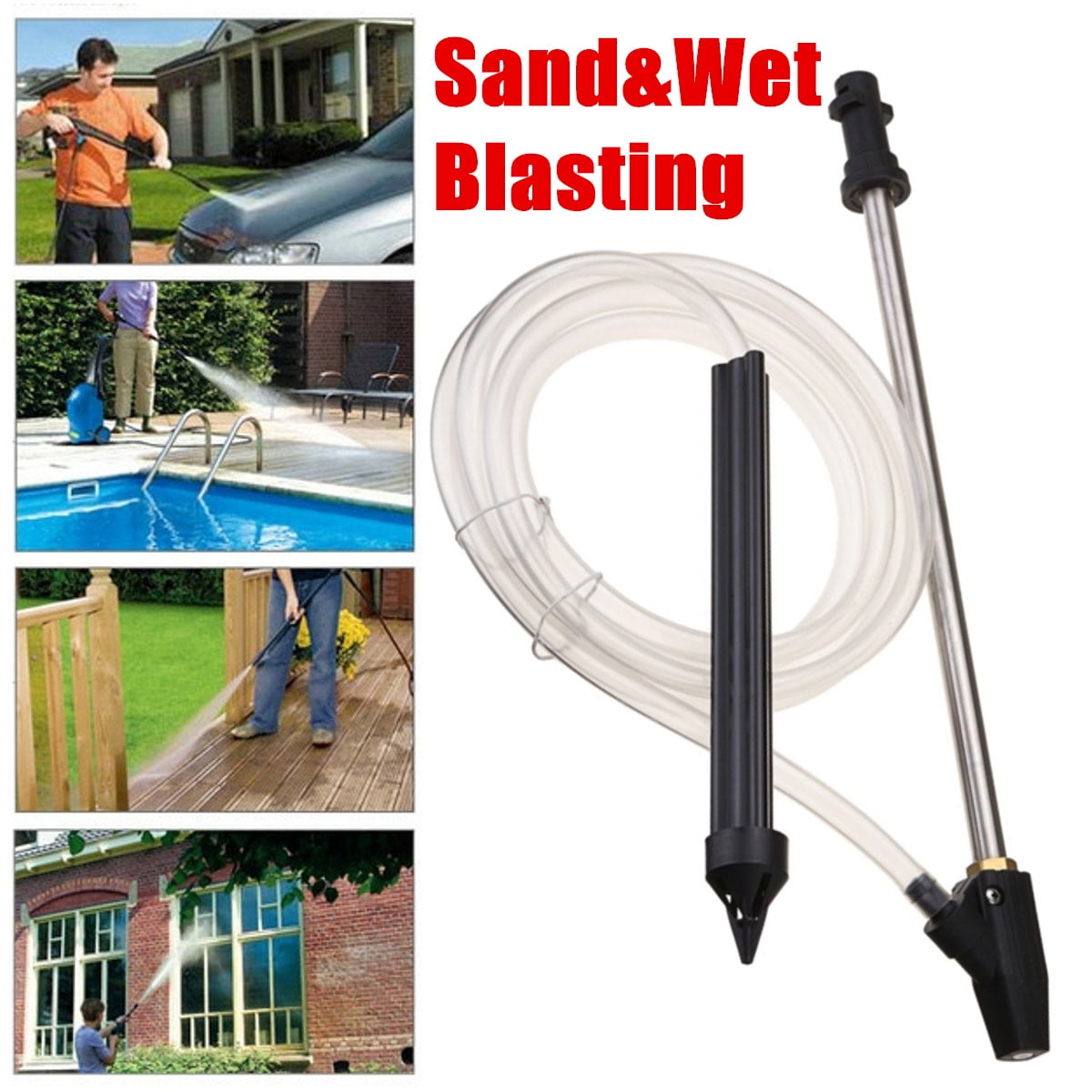 Sand Blasting Sandblaster Attachment Nozzle washingequipment For