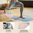 thumbnail image 4 of Pastel Cloud Starry Sky Hot Yoga Mat Towel Non Slip for Hot Yoga - Quick-Drying Yoga Mat Cover with 4 Corner Pockets with Travel Bag - Hot Yoga Towel Non Slip Grip Moisture Wicking Sweat 70"x26", 4 of 6