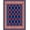 Blue, Pattern 1, variant on ODIKA 4'x6' Machine Washable Non-Slip Area Rug, Celtic Knot with Interlaced Heritage Symbolism High Traffic Rug, Red, 546777