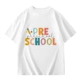 thumbnail image 5 of Miaoju Toddler Girl Tops 3t Crew Neck Graphic T-Shirts Short Sleeve T Shirt Fashion Cool Preppy Tops Summer Clothes for Girls, 5 of 6