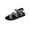 Gray Sandals for Women, variant on Hopeusnice Women's Sandals Non-Slip Breathable Soft Trendy Open Toe Thick-Soled Platform Heel PU Materials Summer Shoes Roman Moisture-Wicking Walking Shoes Pink 40