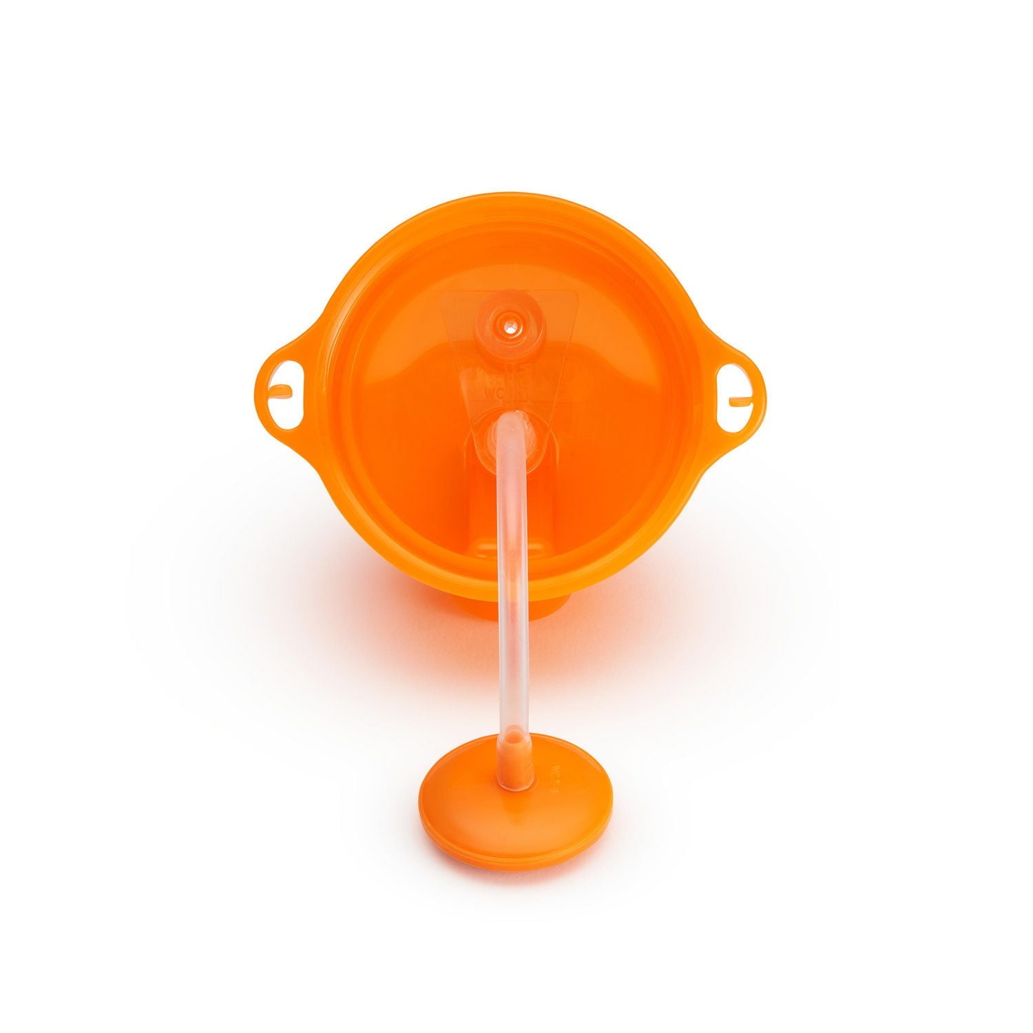 Munchkin Any Angle Click Lock™ Weighted Straw Cup, 10oz, Orange