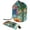 Multicolor 2, variant on PhooArto Drawstring Cosmetic Bag, Barrel Shaped Portable Travel Makeup Bags, Sunflower Field Donkey Wreath Large Capacity Waterproof Multifunctional Bucket Toiletry Bag