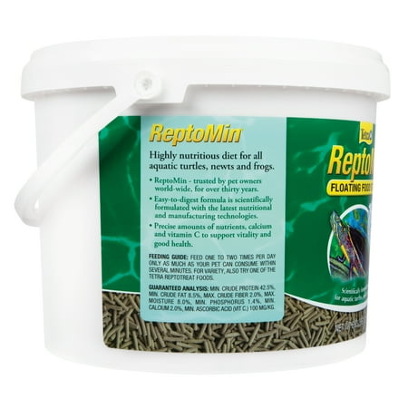 Tetra ReptoMin Floating Food Sticks for Aquatic Turtles, Newts and Frogs, 6.83 lbs