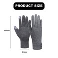 thumbnail image 3 of Guantes a prueba de viento de forro polar para teléfono con pantalla táctil para mujer, forro polar cálido para invierno, 3 of 6