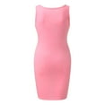 thumbnail image 6 of iOPQO Maternity Dress Womens Maternity Casual Sleeveless Color Crew Neck Tanks Dress Pregnancy Bodycon Dresses For Women Plus Size Dress For Women Pink XXL, 6 of 6