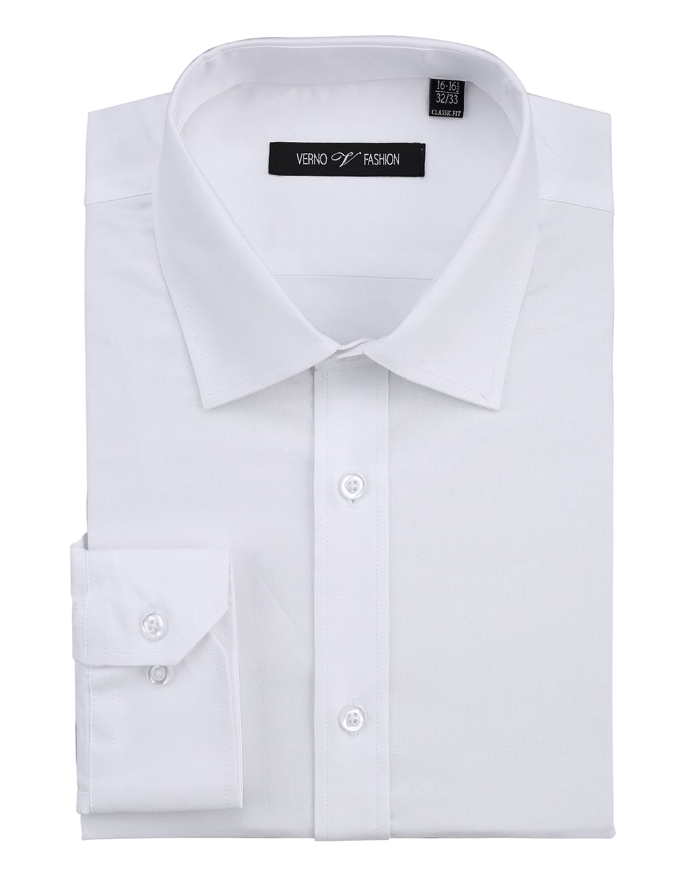 white long sleeve dress shirt walmart