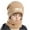 Khaki, variant on UQJfacai Fashion Winter Kids Hat Scarf Set for Boys Girls Toddler Knit Thick Warm Fleece Lined Beanie Hats Neck Warmer Set Cold Weather 4-10 Years