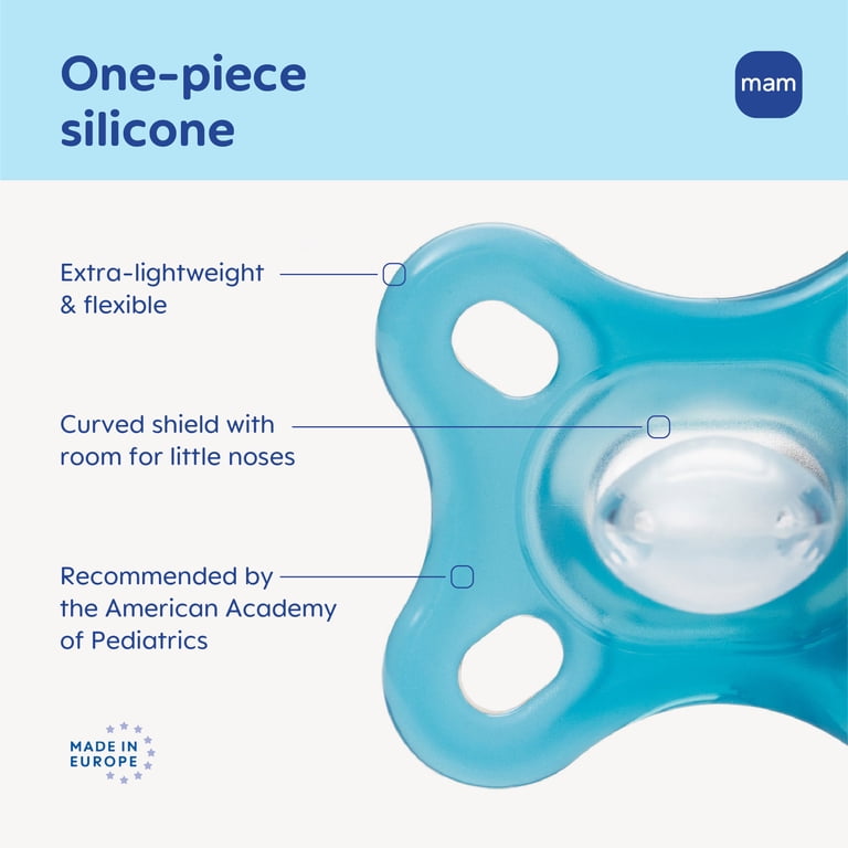 MAM Comfort Newborn Pacifier, 0-3 Months, 2 Pack photo 3