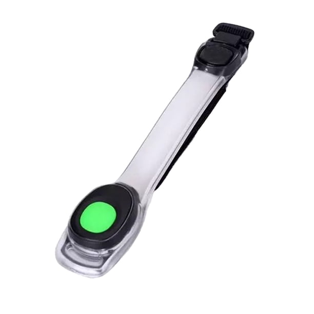 Luces LED para correr de noche al aire libre, luces para ciclismo, brazalete luminoso, brazalete con batería, brazalete deportivo con señales de seguridad y precaución.