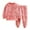 Pink, variant on newwalpole Girls Fuzzy Pants Set Winter Flannel Fleece Outfits Pajamas Set for Kids Girls Crewneck Top & Solid Pants Sweatsuit Beige for Size 8-9Y