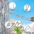 thumbnail image 4 of Shade Sail Hardware Kit, 304 Stainless Shade Sail Fixing Kit, Shade Sail Fixings for Triangle and Square, Sun Shade Sail Fixing Accessories, 4 of 5