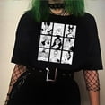 thumbnail image 3 of Camiseta Estampada Casual De Manga Corta Suelta Para Mujer / Disney Playera / Talla S-3XL, 3 of 4