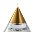 thumbnail image 4 of Bethel International LED Pendant Antique Gold Metal & Acrylic, 4 of 5