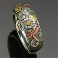 thumbnail image 4 of Opvise Vintage Dragonfly Ring Jewelry Ring Alloy Sunflower Ring for Party, 4 of 8