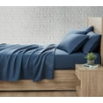 thumbnail image 2 of Serta So Soft 4-Piece Navy Bed Sheet Set, Twin, 2 of 6