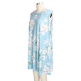 thumbnail image 1 of Vestido Playero Floral De Playa Para Mujer, Sin Mangas, Cuello Redondo, Bolsillos Informales, Vestido Sin Mangas Bohemio, 1 of 7