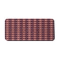 thumbnail image 1 of Antique Oriental Computer Mouse Pad, Sun Inspired Circular Motif Illustration, Rectangle Non-Slip Rubber Mousepad X-Large, 35" x 15" Gaming Size, Ruby Multicolor, by Ambesonne, 1 of 2