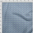 thumbnail image 4 of oneOone Cotton Cambric Light Grayish Blue Fabric Fruits Sewing Material Print Fabric By The Yard 56 Inch Wide, 4 of 4