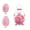 Pink-1C-home supplies, variant on LEFTHIGH Home Easter Bunny Fillable Egg-Shaped Candy Box Pink Plastic 27x19cm Large Realistic Colorful Party Craft Decoration Hunt Gift Organizer Functional Decor