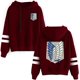 thumbnail image 1 of "Xishao Sudadera con Capucha De Manga Larga A Rayas" Xishao ropa, 1 of 2