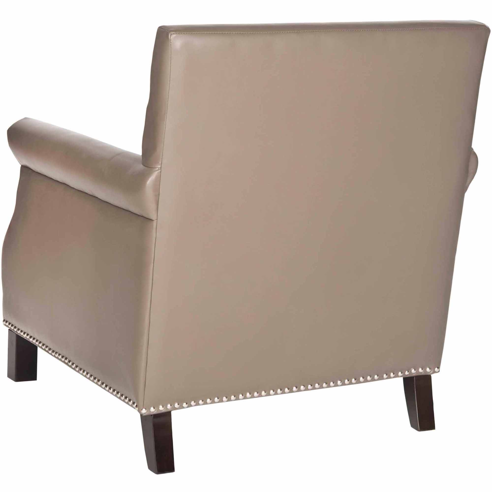 SAFAVIEH Easton Rustic Glam Upholstered Club Chair w/ Nailheads, Clay - image 4 of 4