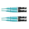 thumbnail image 3 of Panduit Opti-core - Patch Cable - Lc Multi-mode (m) To Lc Multi-mode (m) - 1 M - Fiber Optic - Duplex - 50 / 125 Micron - Om3 - Riser - Aqua, 3 of 3