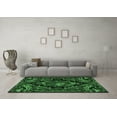 thumbnail image 3 of Ahgly Company Indoor Round Medallion Emerald Green French Area Rugs, 3' Round, 3 of 4