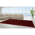 thumbnail image 2 of 3A Flokati Rug Burgundy 9x12 Hand Woven Zealand Wool Authentic Classic Decor, 2 of 3