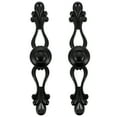thumbnail image 3 of FUEENIRVA Set of 2 Black Zinc Alloy Dresser Knobs 13.2 x 0.79in Vintage Style Cabinet Drawer Pulls Home Decor, 3 of 8