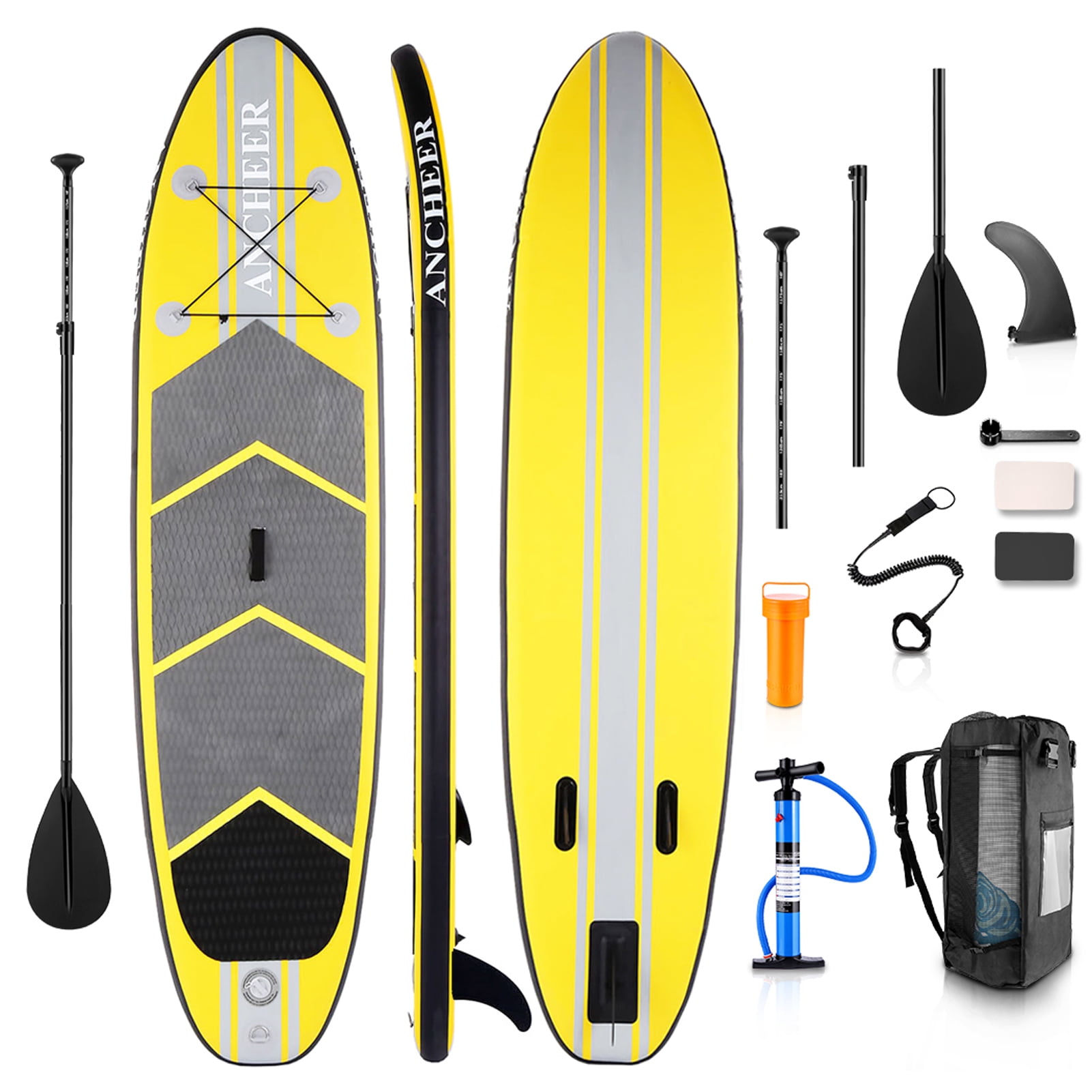 Details about   10 ft Inflatable Stand Up Paddle Board SUP Non-slip Board ISUP with complete kit 