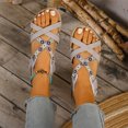 thumbnail image 6 of HTHLVMD Vacation Sandals for Women, Comfort Casual Summer Walking Shoes, Women's Comfortable Hiking Athletic Sandals Arch Support Sports Walking Casual Summer Outdoor Beach Water Sandal, Beige 5.5, 6 of 6