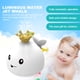 thumbnail image 5 of Juguetes de baño luminosos para bebés, juguete de agua para niños con 4 aspersores (blanco), 5 of 8
