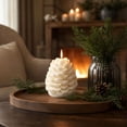 thumbnail image 7 of Cadancy Pine Cone Shape Scented Candles Soy Wax Aromatherapy Home Decor Tabletop Centerpiece Christmas Winter Holiday Decoration Indoor Fragrance Gift Set Party Seasonal Ornament, 7 of 7