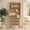 Oak, variant on WAMPAT 72.8" Tall 3-Tier Bookshelf with 3 Large Drawers, Modern Bookcase with Storage, Adjustable Shelves, Wood Storage Cabinet, Walnut