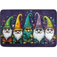 thumbnail image 5 of FREEAMG Mardi Gras Cute Dwarf Bath Curtain Rugs Sets 2 Pcs, Bathroom Theme Set with Shower Curtain and Non-Slip Carpet -12 Hooks-60X72in, 5 of 7